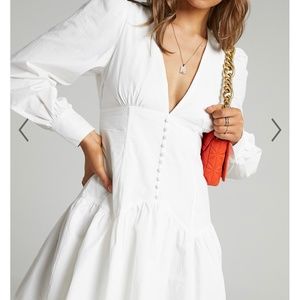 Showpo Carlyle Long Sleeve Mini Dress